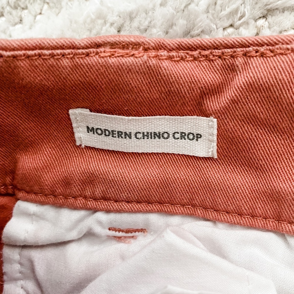 Loft - Women’s 2 Petite Red Cropped Chinos - Picture 4 of 5